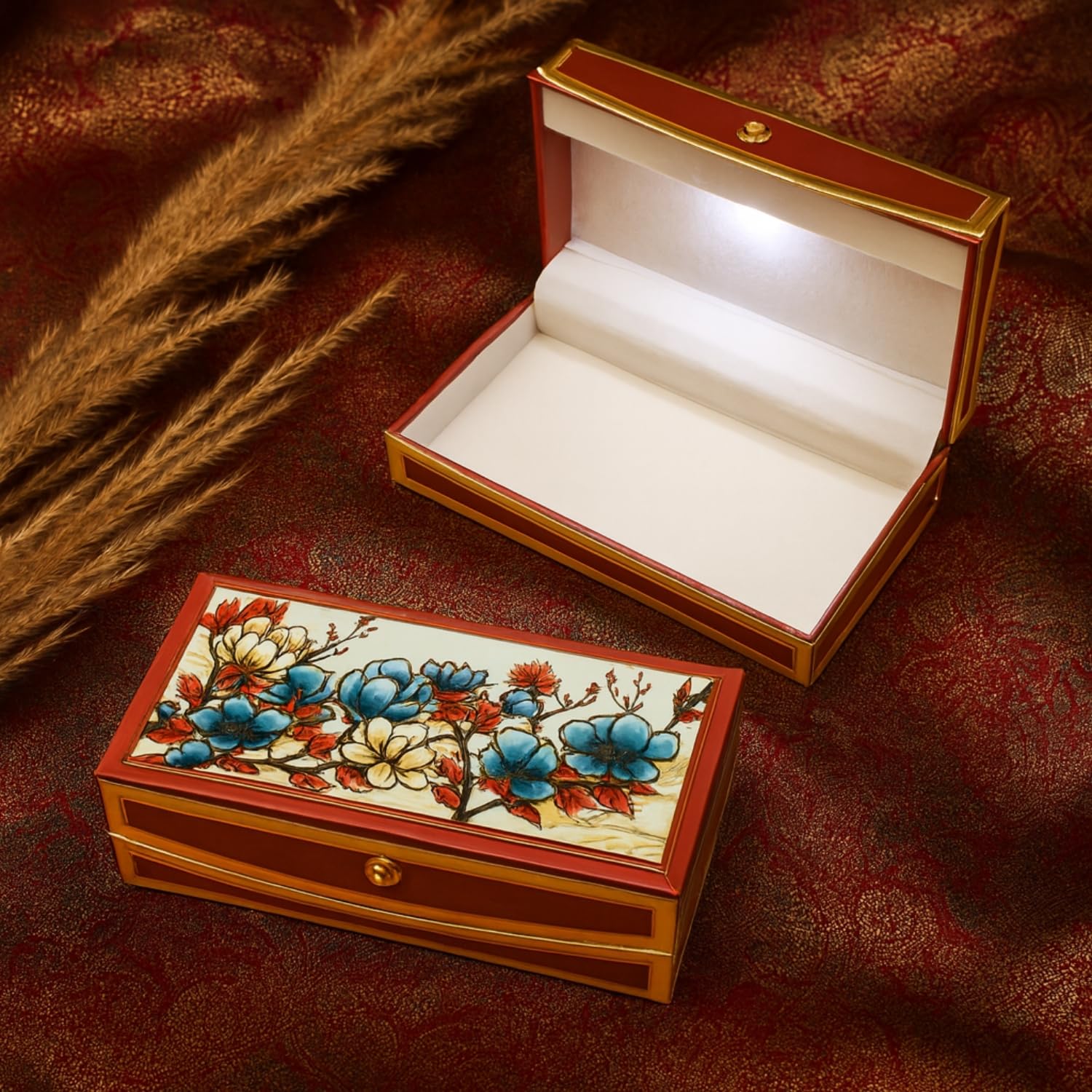 Acrylic Money Gift Box with LED Light (Pack of 1) 